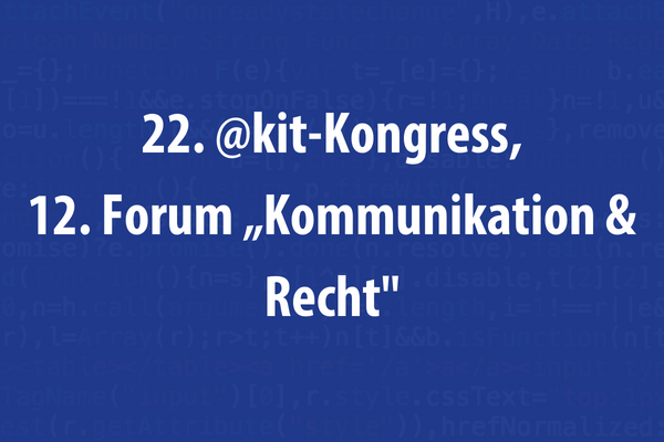 22. @kit-Kongress