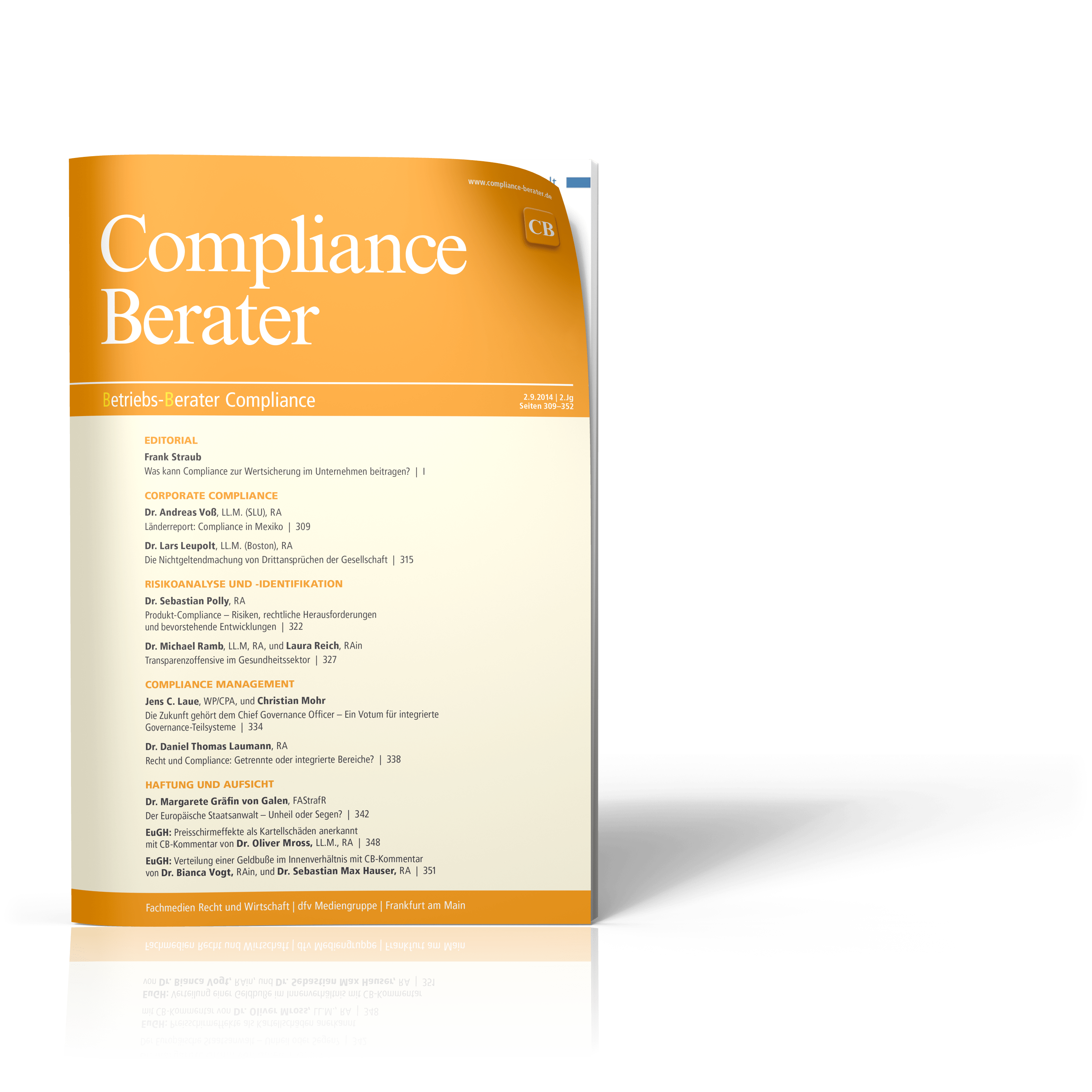 Cover des Compliance Beraters