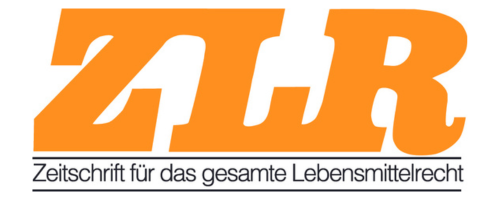 ZLR-Logo, Zeitschrift für das gesamte Lebensmittelrecht